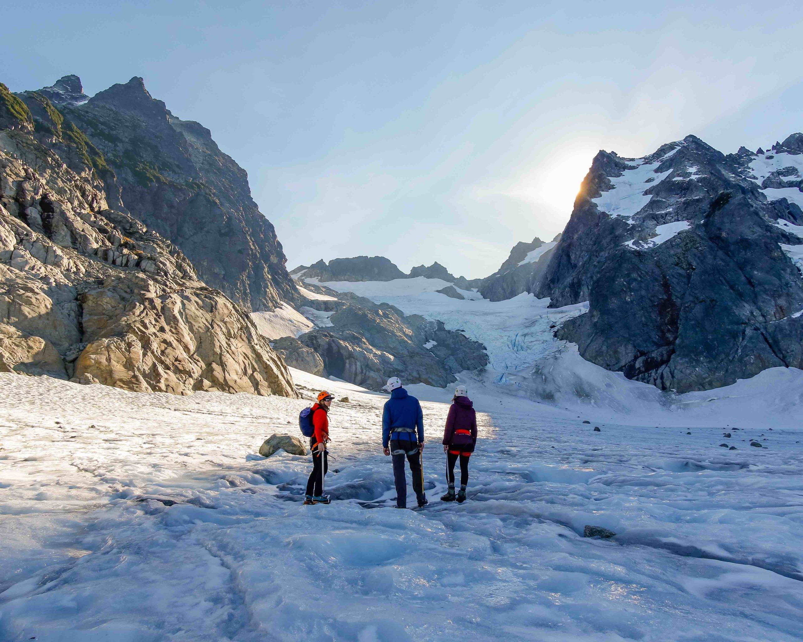 Hiking on an ancient glacier with MSAA