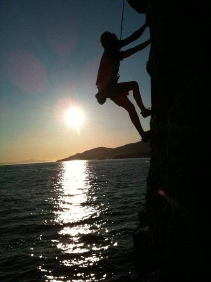 Rock climbing spots in Vancouver Sea to Sky