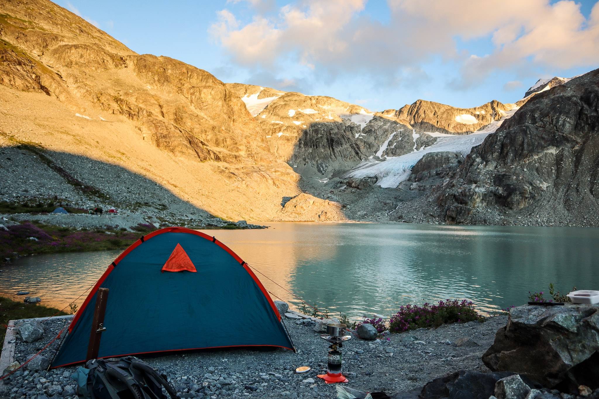 Wedge Mount Lake Camping