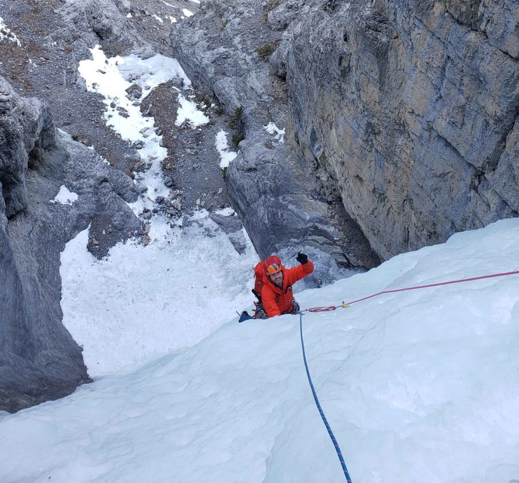 Gregor Gray MSAA Guide Ice Climbing