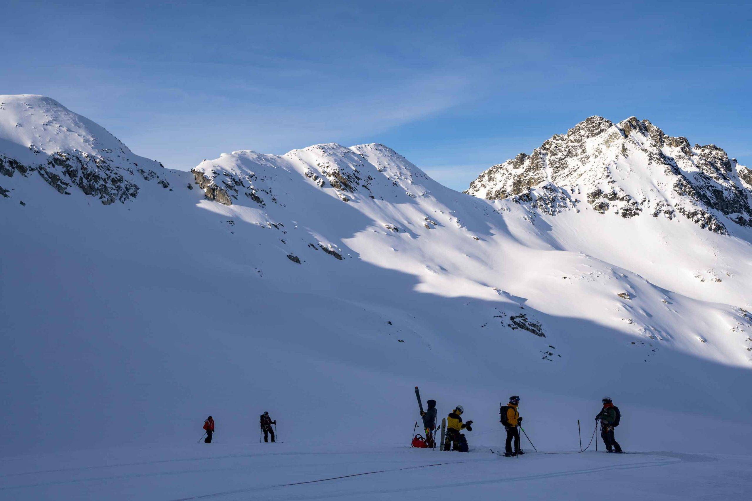 Spearhead Glacier backcountry skiing and splitboarding